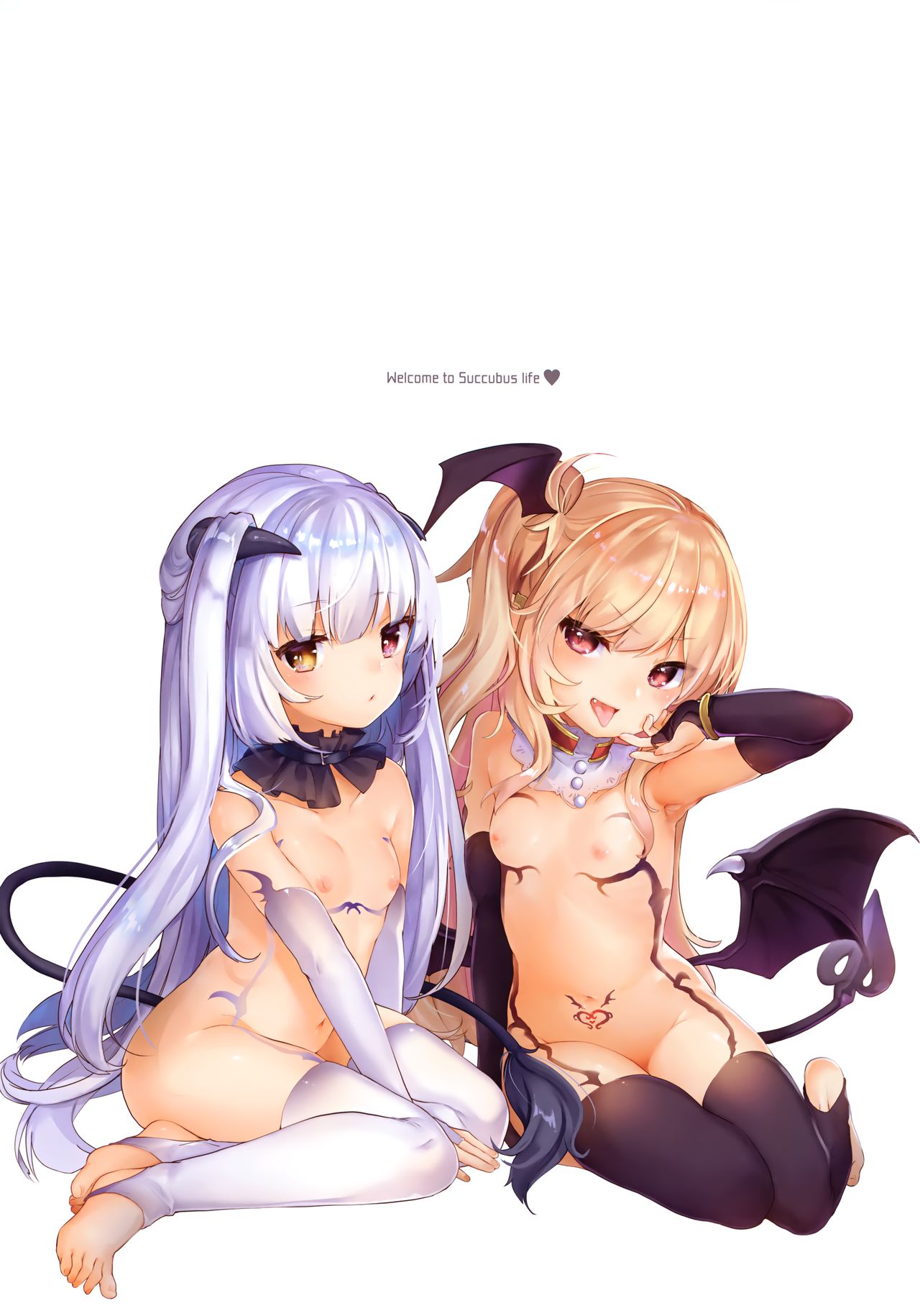 (C94) [Kedama Gyuunyuu (Tamano Kedama)] Boku wa Chiisana Succubus no Shimobe [English] [Decensored]_01.png